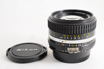[Top Mint w/ Caps] Nikon AIS Nikkor 50mm f1.4 Fast MF Standard Prime Lens Japan