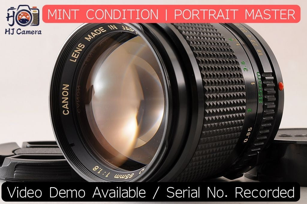 [MINT] Canon New FD nFD 85mm f/1.8 Fast Telephoto MF Lens Canon FD From Japan