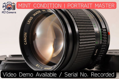 [MINT] Canon New FD nFD 85mm f/1.8 Fast Telephoto MF Lens Canon FD From Japan