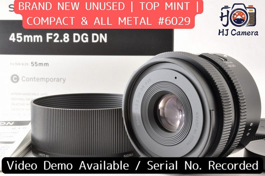 [UNUSED TOP MINT] Sigma 45mm f/2.8 DG DN Contemporary Lens Sony E Mount Japan