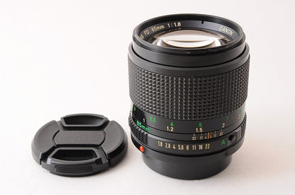 [MINT] Canon New FD nFD 85mm f/1.8 Fast Telephoto MF Lens Canon FD From Japan