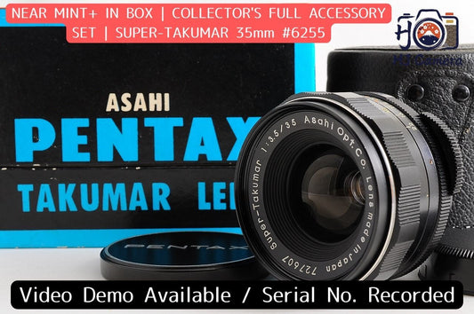 [Near Mint Boxed Case] Pentax Super Takumar 35mm f/3.5 Wide MF M42 Screw Japan