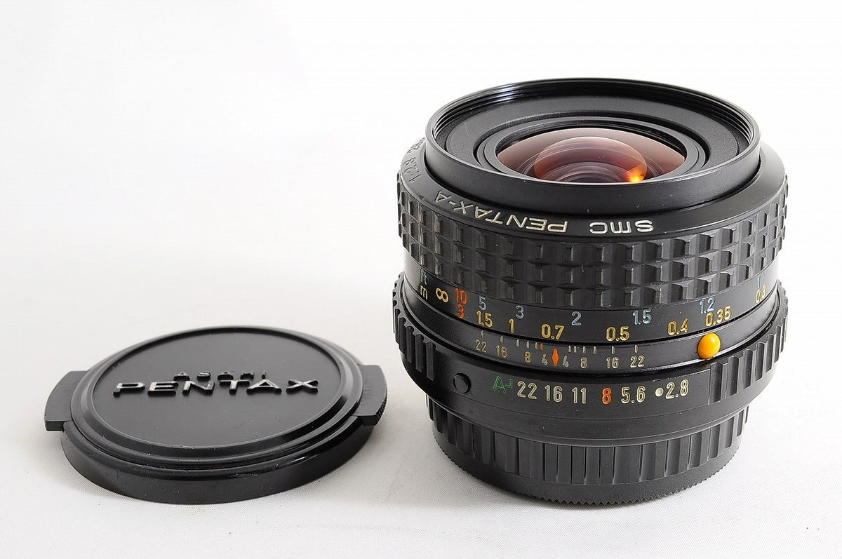 [Mint w/ Caps] SMC Pentax A 28mm f2.8 MF Wide Angle Prime Lens K Mount Japan