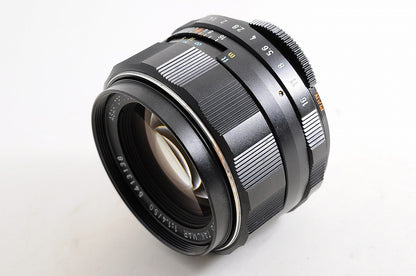 [Near Mint+ w/Hood Case Cap] Pentax Super Multi Coated Takumar 50mm f1.4 M42 JP