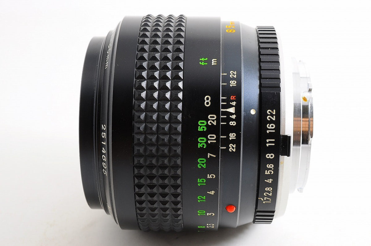 [Mint w/ Caps] Minolta MC Rokkor 85mm f1.7 Fast MF Portrait Prime Lens Japan