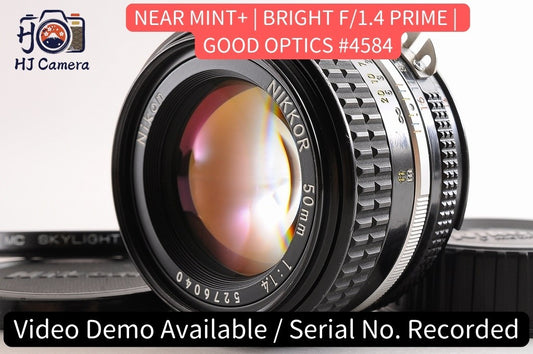 [NEAR MINT+ Filter] Nikon AI-S AIS Nikkor 50mm f/1.4 Fast MF Lens Nikon F Japan
