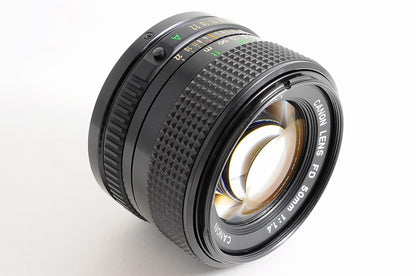 [Top Mint Boxed] Canon New FD nFD 50mm f/1.4 Fast MF Lens Canon FD Mount Japan