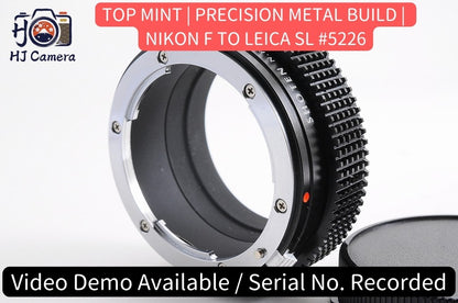 [TOP MINT] Shoten NF-LSL Mount Adapter Nikon F AI Lens to Leica L Panasonic SL