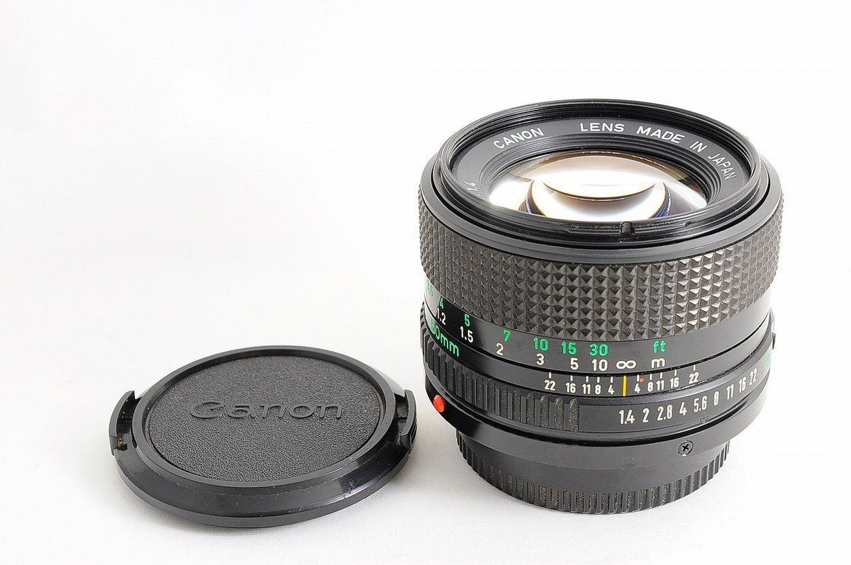[Mint w/ Caps] Canon New FD NFD 50mm f1.4 Fast MF Standard Prime Lens Japan
