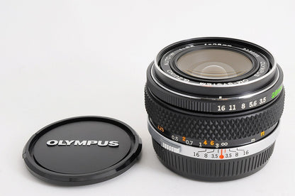 [NEAR MINT+] Olympus OM G.Zuiko Auto-W 28mm f/3.5 Wide MF Lens OM Japan