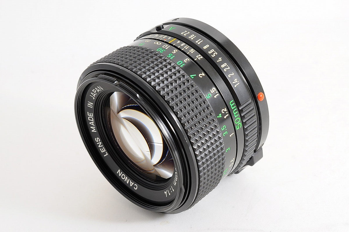 [Top Mint w/ Caps] Canon New FD nFD 50mm f1.4 Fast MF Standard Prime Lens Japan