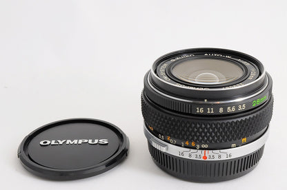 [MINT] Olympus OM G.Zuiko Auto-W 28mm f/3.5 Wide MF Lens Olympus OM Japan
