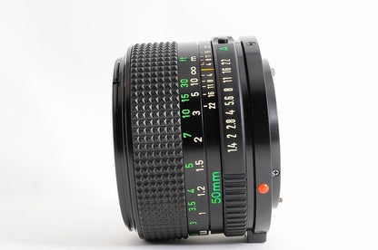 [Top Mint Boxed] Canon New FD nFD 50mm f/1.4 Fast MF Lens Canon FD Mount Japan