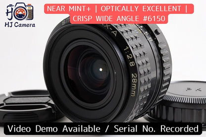 [NEAR MINT+] Pentax SMC Pentax-A 28mm f/2.8 Wide MF Lens Pentax K Mount Japan