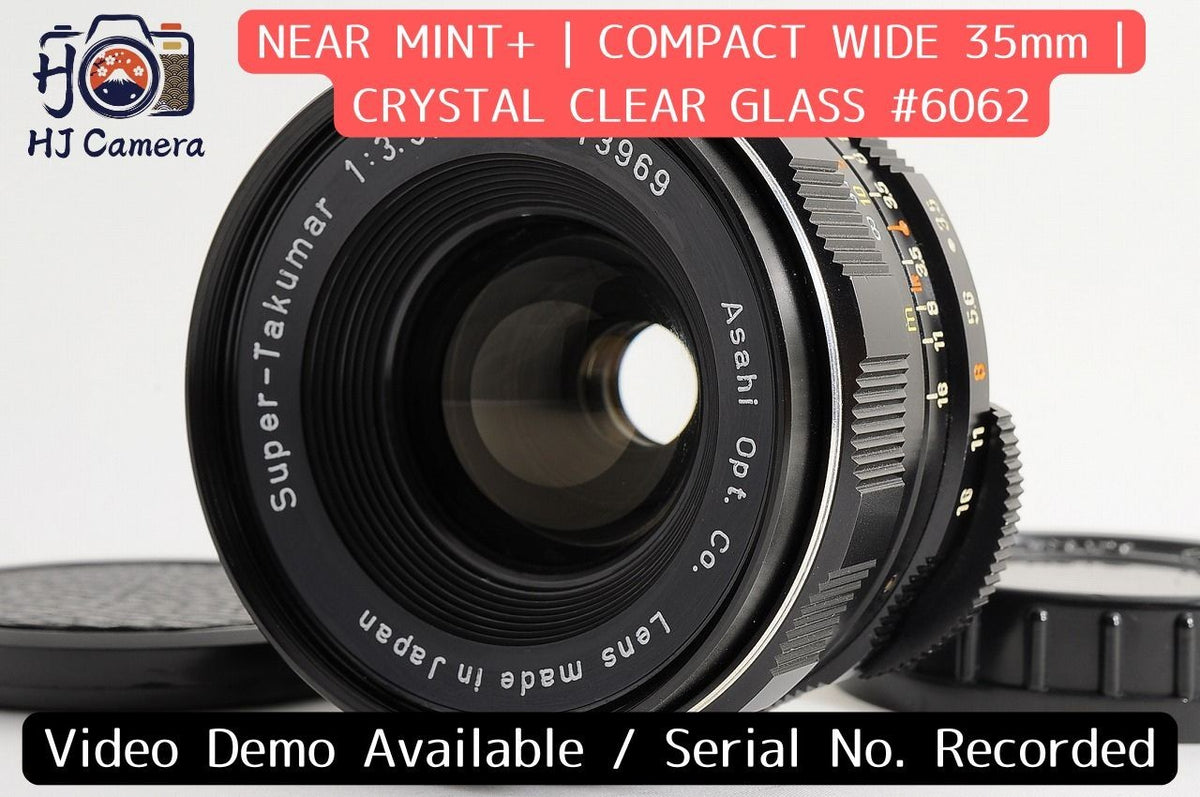 [NEAR MINT+] Pentax Super Takumar 35mm f/3.5 Wide MF M42 Screw Mount Lens Japan