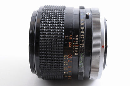 [EXC+5 Case] Canon FD 100mm f/2.8 S.S.C. SSC Rare O Mark Telephoto Lens Japan