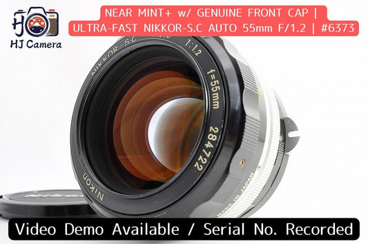 [Near Mint+] Nikon Non-AI Nikkor-S.C Auto 55mm f/1.2 Fast MF Lens Nikon F Japan