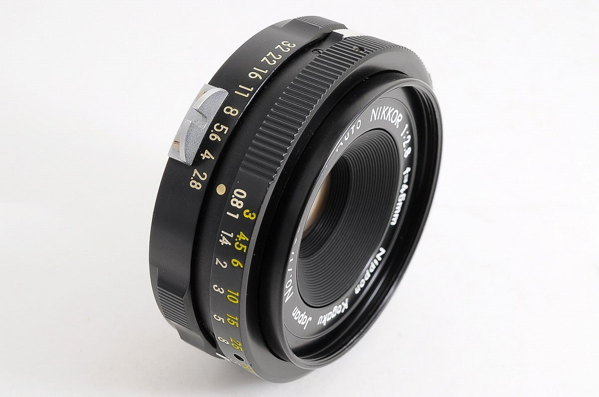 [Mint] Nikon GN Auto Nikkor 45mm f/2.8 Pancake MF Lens Nippon Kogaku Japan