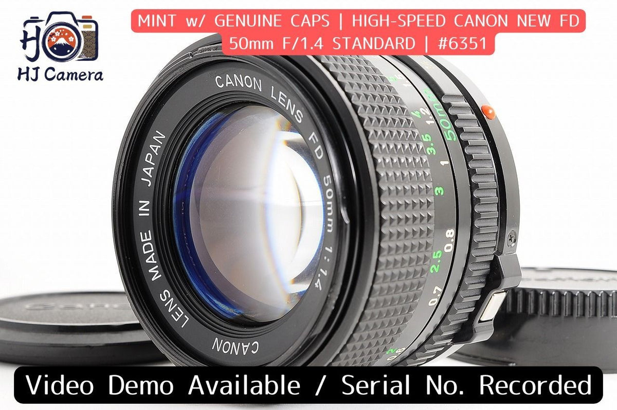 [Mint] Canon New FD nFD 50mm f/1.4 Fast MF Lens Canon FD Mount Japan