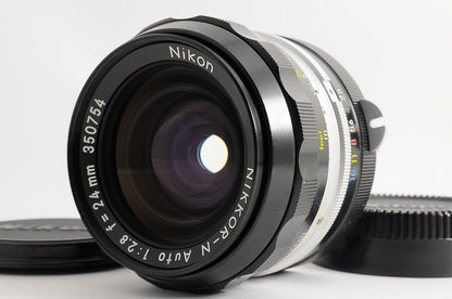 [NEAR MINT+] Nikon Non-AI Nikkor-N Auto 24mm f/2.8 Wide MF Lens Nikon F From Jp