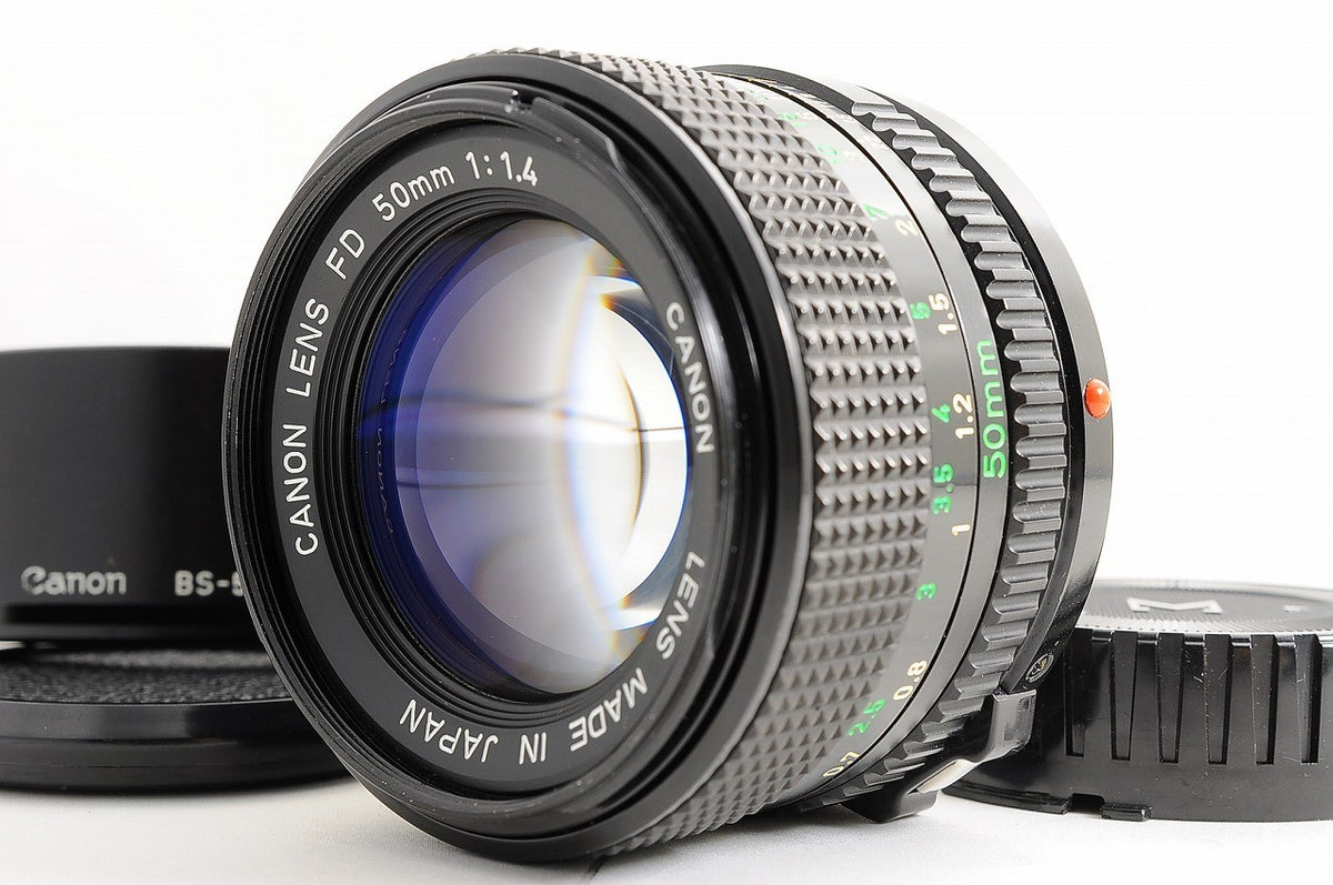 [Mint w/BS52 Hood] Canon New FD NFD 50mm f1.4 Fast MF Standard Prime Lens Japan