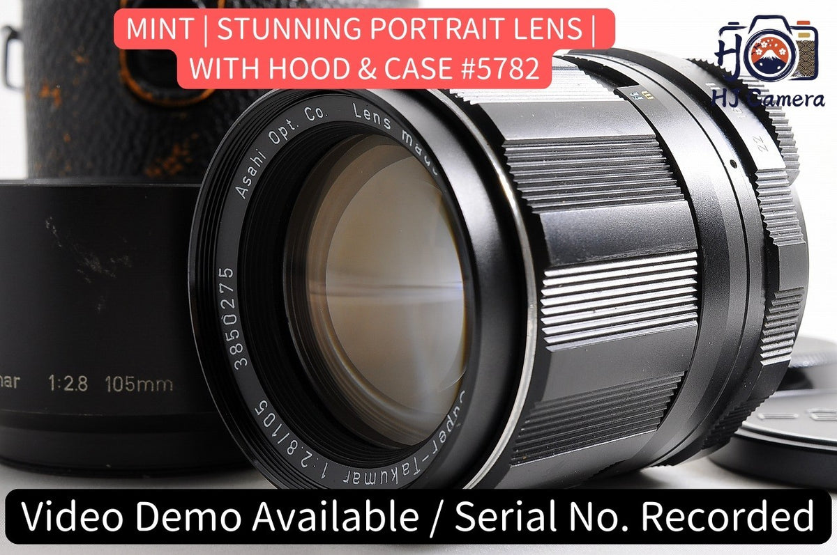 [MINT Hood Case] Pentax Super Takumar 105mm f/2.8 Telephoto MF Lens M42 Japan