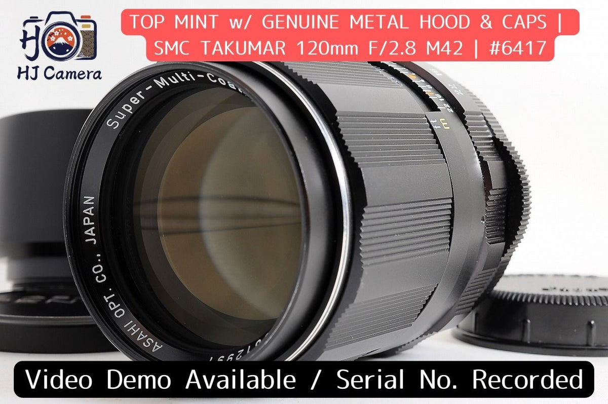 [Top Mint Hood] Pentax SMC Takumar 120mm f/2.8 Fast Telephoto MF M42 Lens Japan