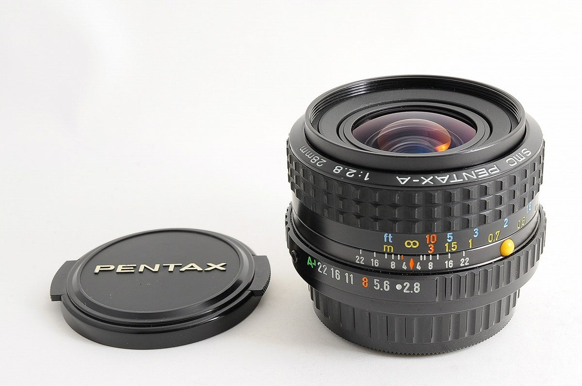 [Top Mint] Pentax SMC Pentax-A 28mm f/2.8 Wide MF Lens Pentax K Mount Japan