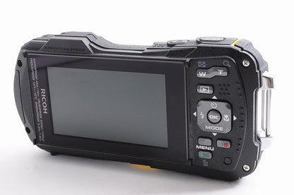 [NEAR UNUSED] Ricoh WG-40 Yellow Waterproof Shockproof Digicam Full HD Japan