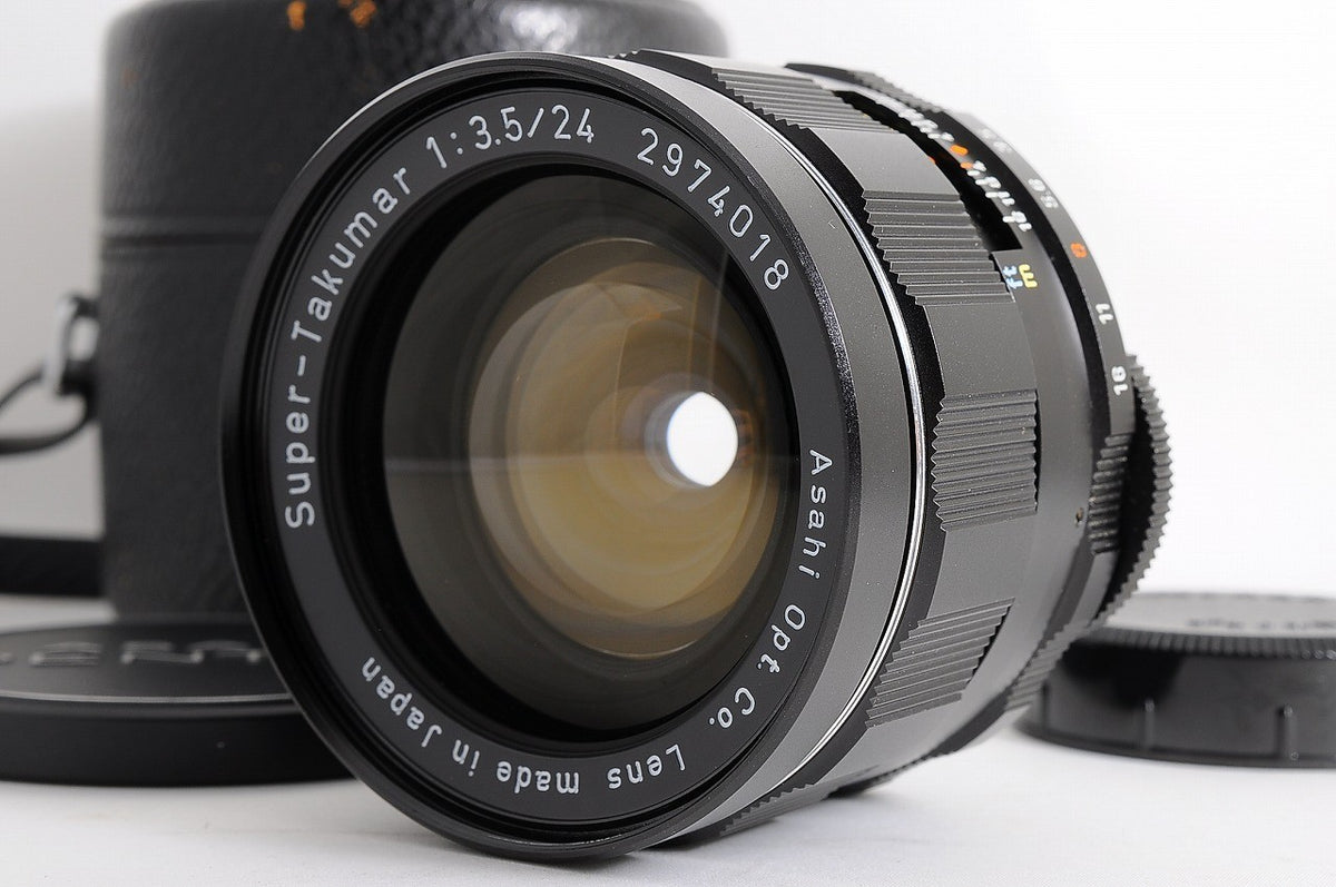 [Near Mint+ Case] Pentax Super Takumar 24mm f/3.5 Wide MF M42 Screw Lens Japan