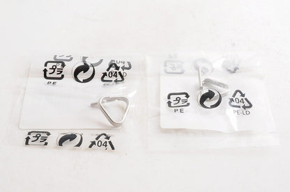 [Brand New] Genuine Nikon Triangular Strap Split Ring Metal Connector 2pc Set
