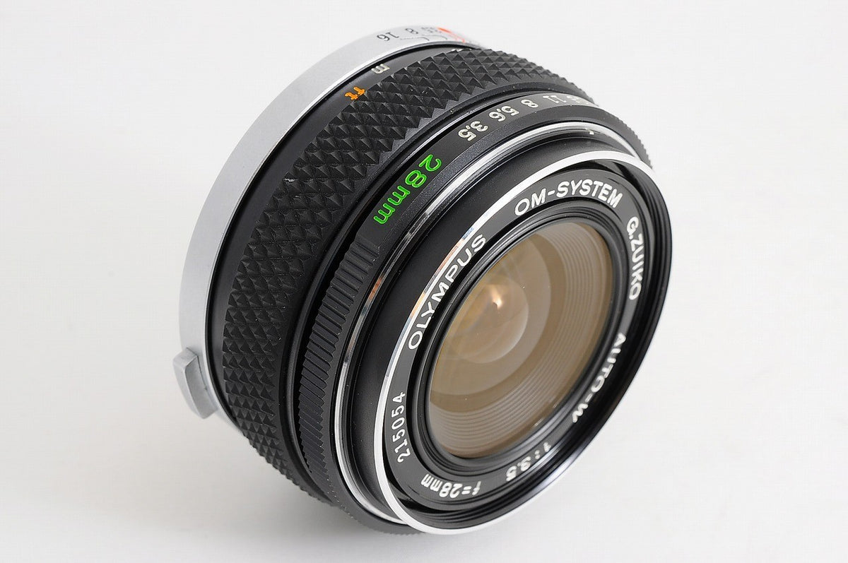 [NEAR MINT+] Olympus OM G.Zuiko Auto-W 28mm f/3.5 Wide MF Lens OM Japan
