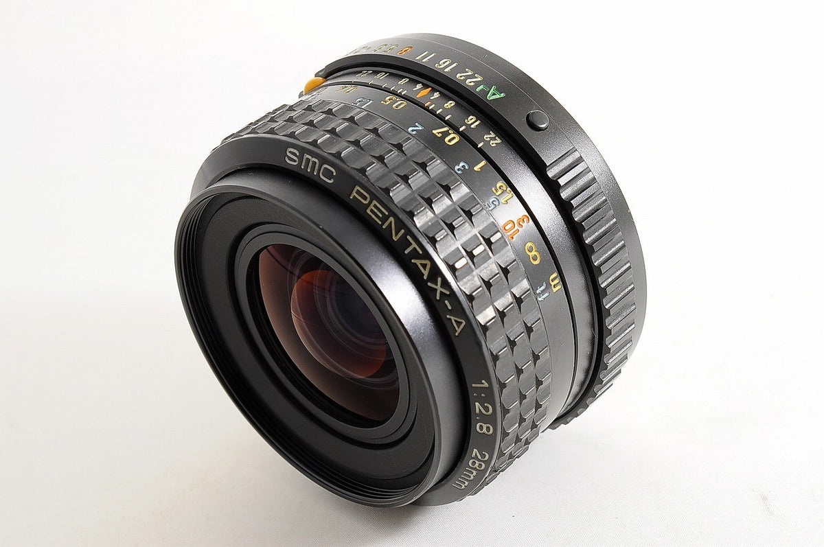 [Mint w/ Caps] SMC Pentax A 28mm f2.8 MF Wide Angle Prime Lens K Mount Japan