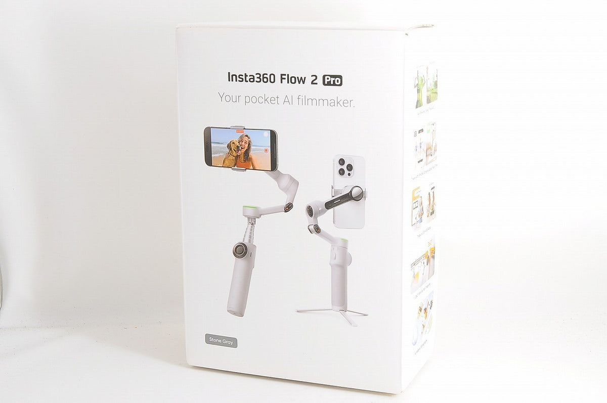 [Almost Unused Boxed] Insta360 Flow 2 Pro Smartphone Gimbal Stabilizer Japan