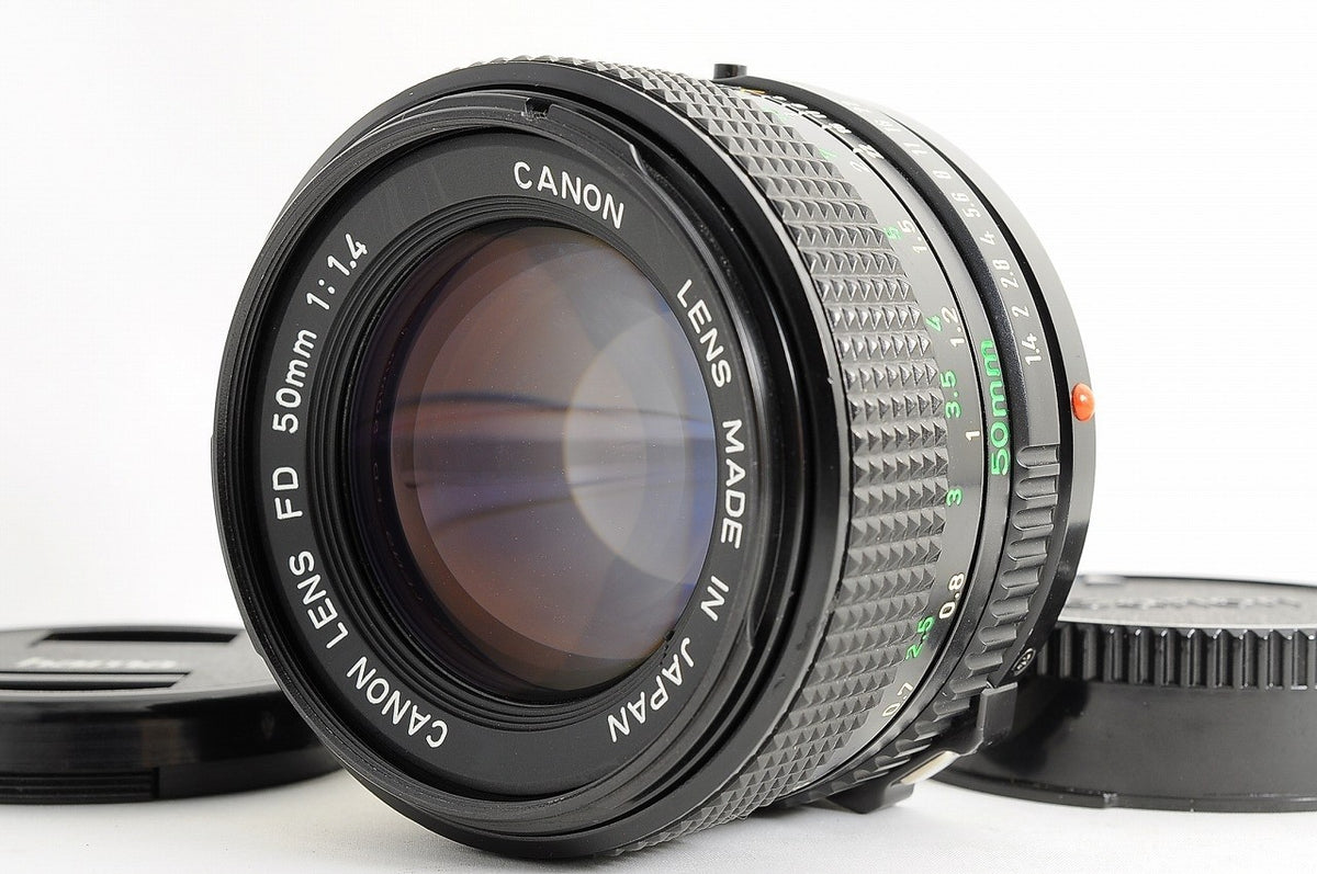 [Mint w/ Caps] Canon New FD NFD 50mm f1.4 Fast MF Standard Prime Lens Japan