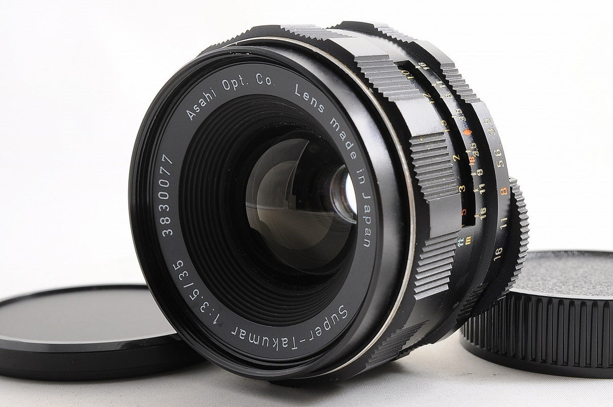 [NEAR MINT+] Pentax Super Takumar 35mm f/3.5 Wide MF M42 Screw Mount Lens Japan