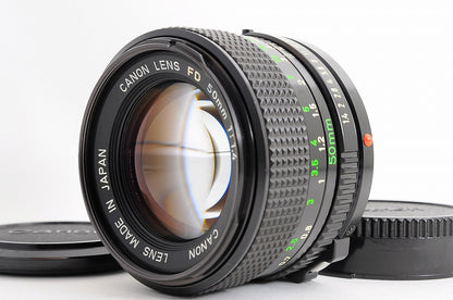 [Top Mint Caps] Canon New FD nFD 50mm f/1.4 Fast MF Lens Canon FD Mount Japan