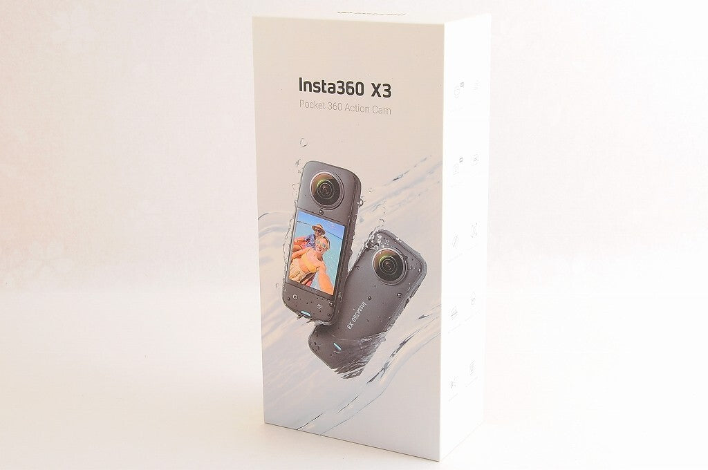 [TOP MINT Boxed] Insta360 X3 5.7K Action Camera Invisible Dive Case Japan