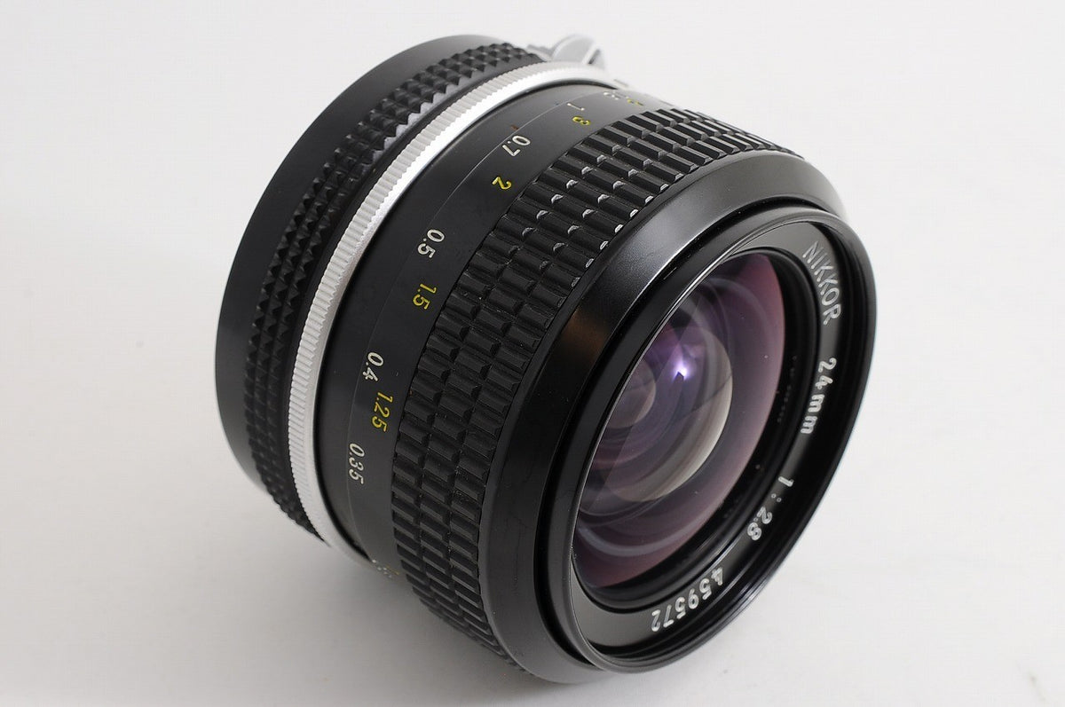 [NEAR MINT] Nikon Non-AI Nikkor 24mm f/2.8 Wide MF Lens Nikon F Mount Japan