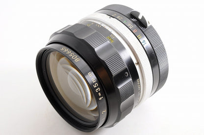 [Excellent+ w/ Caps] Nikon NIKKOR-O Auto 35mm f2 Non-AI MF Wide Angle Lens Japan