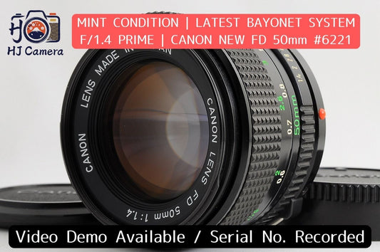 [Mint] Canon New FD nFD 50mm f/1.4 Fast MF Lens Canon FD Mount From Japan
