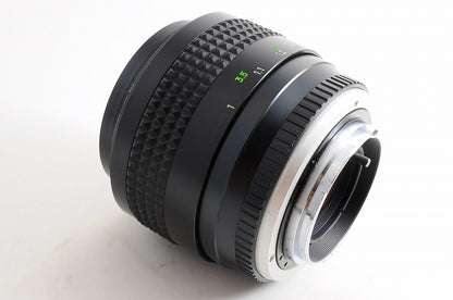 [Mint w/ Caps] Minolta MC Rokkor 85mm f1.7 Fast MF Portrait Prime Lens Japan