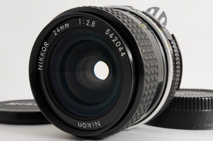 [MINT] Nikon AI Nikkor 24mm f/2.8 Wide MF Lens Nikon F Mount Film SLR Japan
