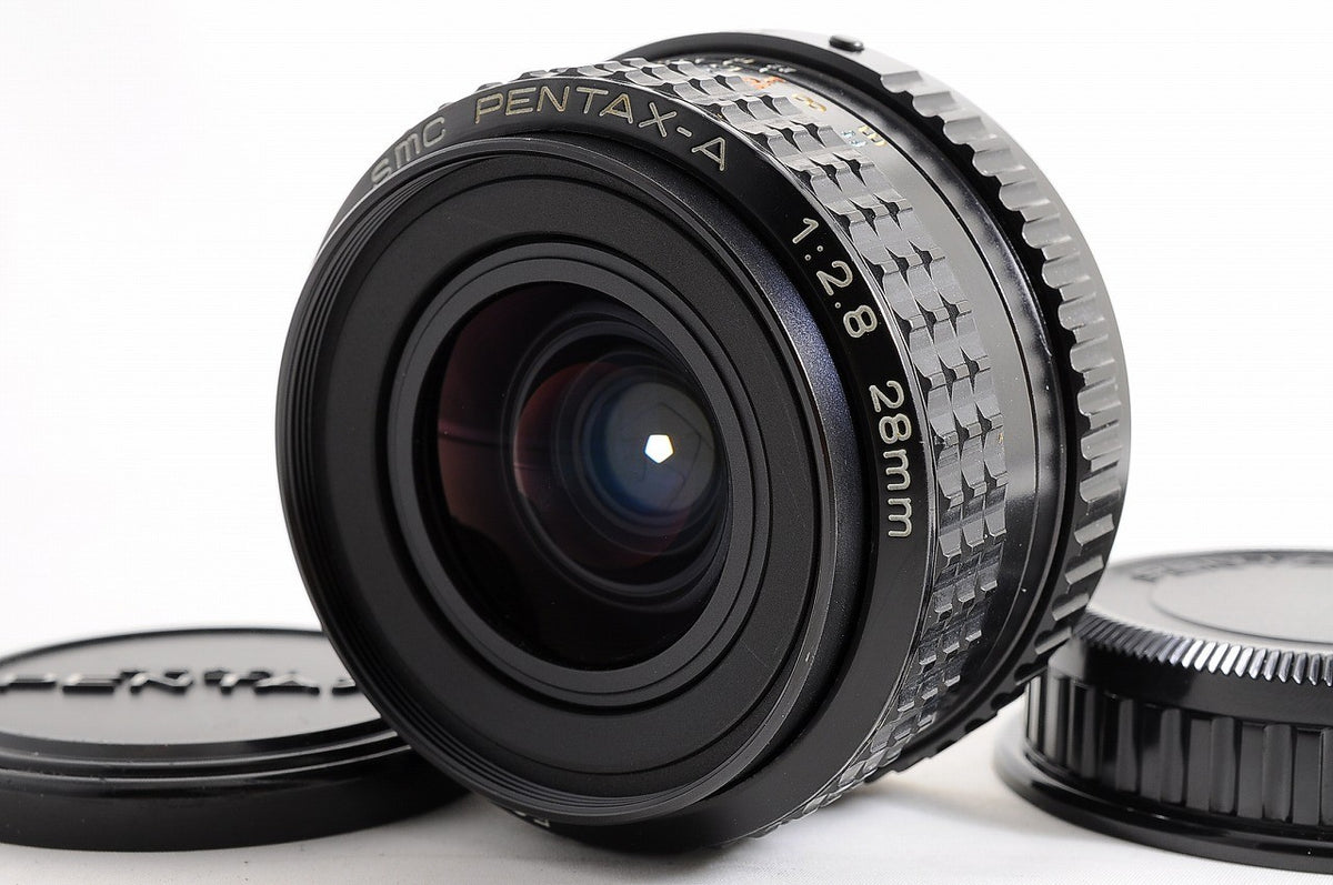 [Mint w/ Caps] SMC Pentax A 28mm f2.8 MF Wide Angle Prime Lens K Mount Japan