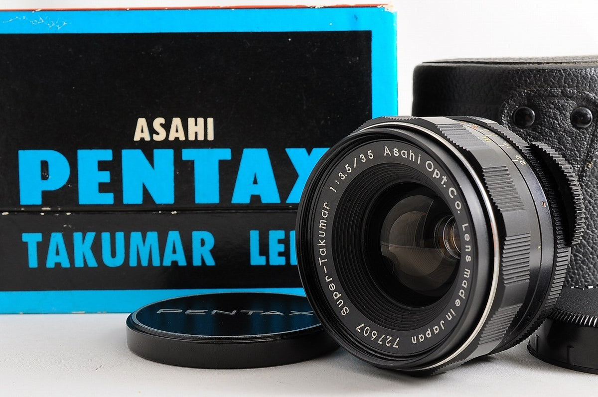 [Near Mint Boxed Case] Pentax Super Takumar 35mm f/3.5 Wide MF M42 Screw Japan