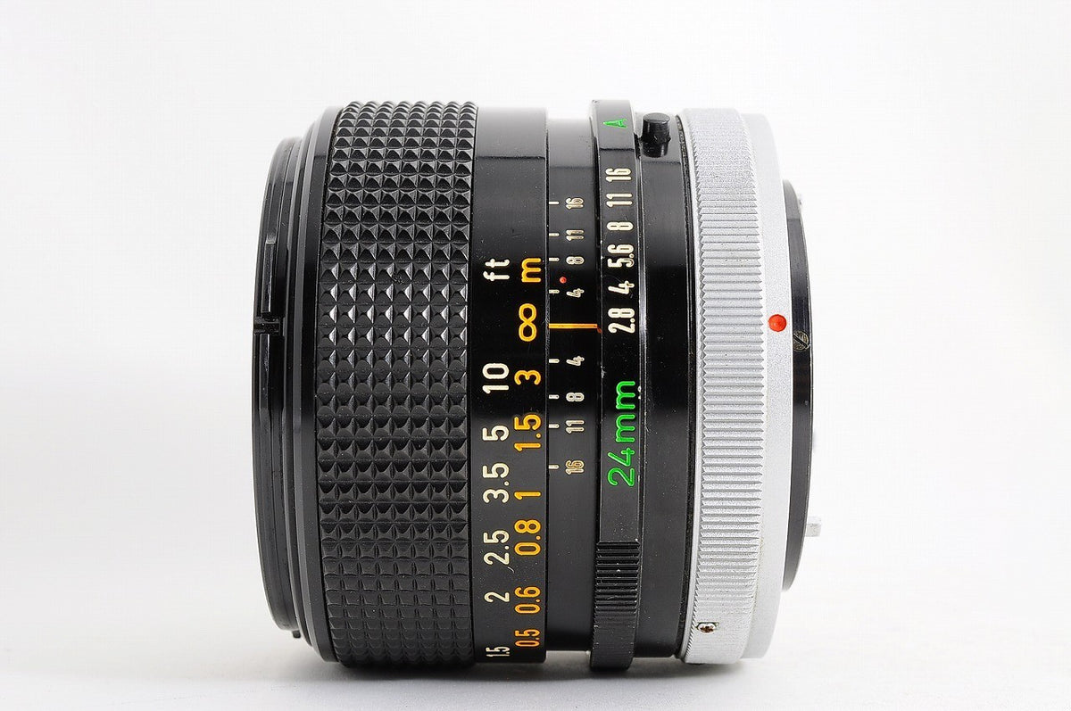 [Near Mint+ w/Case Filter] Canon FD 24mm f2.8 SSC MF Wide Angle Prime Lens Japan