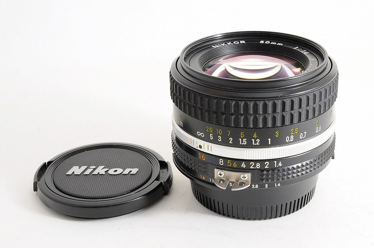 [Mint w/ Caps] Nikon AI-S NIKKOR 50mm f1.4 Fast MF Standard Prime Lens Japan