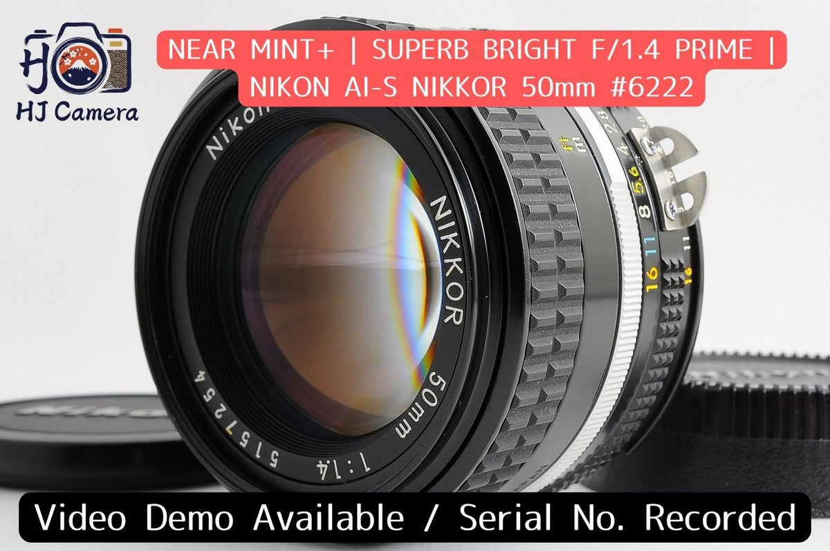 [Near Mint+] Nikon AI-S AIS Nikkor 50mm f/1.4 Fast MF Lens Nikon F Mount Japan