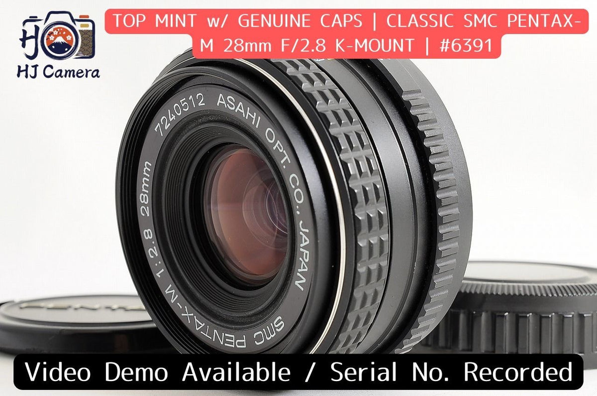 [Top Mint] Pentax SMC Pentax-M 28mm f/2.8 Wide MF Lens Pentax K Mount Japan