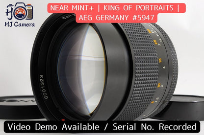 [Near Mint+] Contax Carl Zeiss Planar T* 85mm f/1.4 AEG Fast MF Lens C/Y Japan